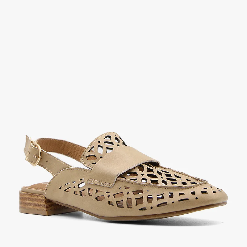 PRIMA LATTE Two - Tone Shoe Design  