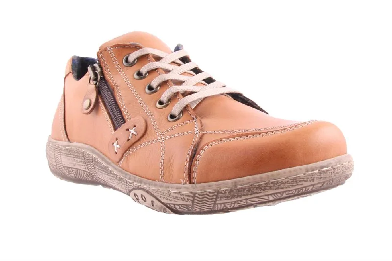 RIKKYS TAN Ankle - High Military Boot Style  