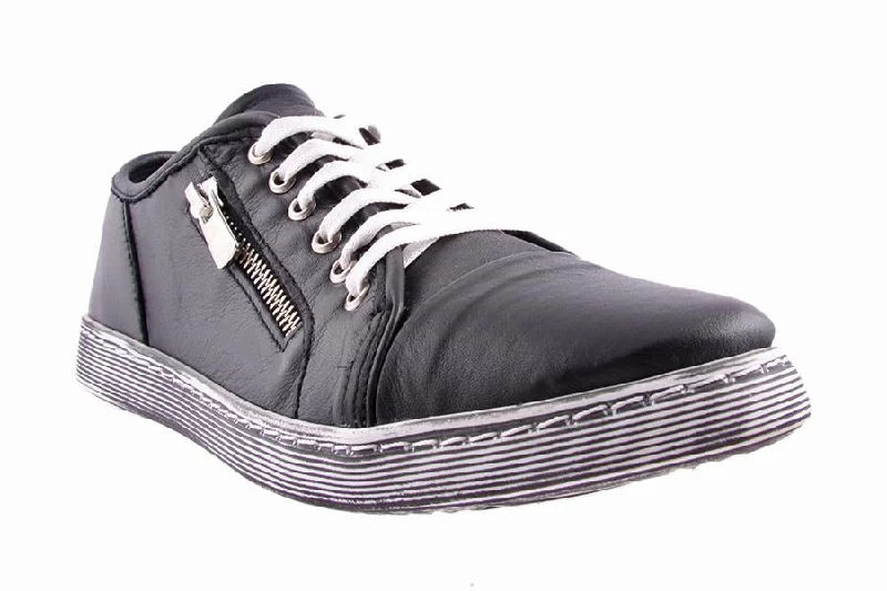TATIANNA BLK/WHT/TAN Desert Boot Utility Style  