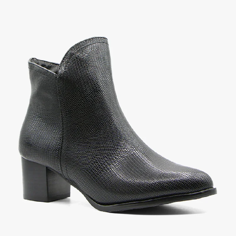 WONDER BLACK Comfortable Derby Style  